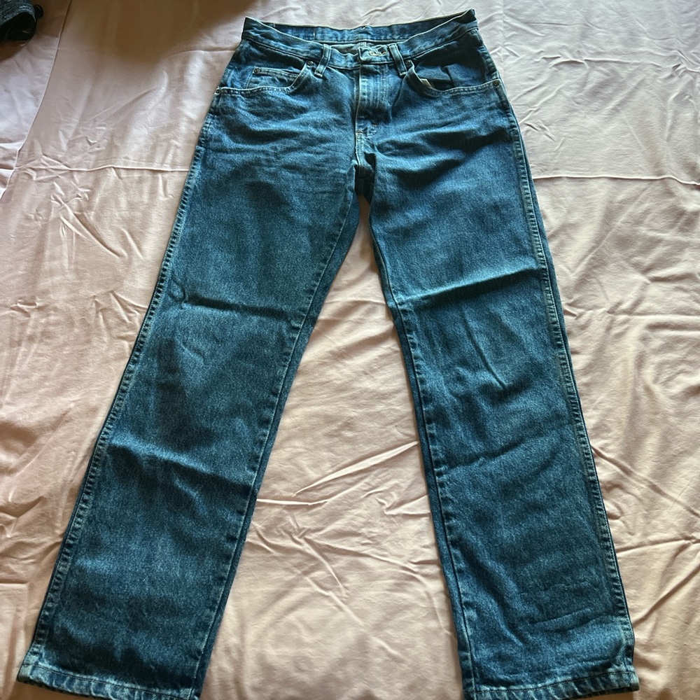 Wrangler Dark Blue Regular Fit Jeans